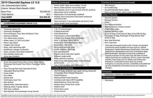 2019 Chevrolet Equinox LS