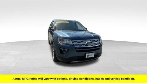 Blue 2019 Ford Explorer XLT