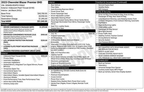 2023 Chevrolet Blazer Premier