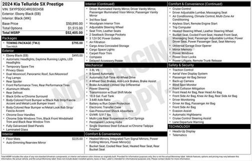 2024 Kia Telluride SX Prestige