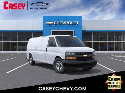 White 2026 Chevrolet Express 3500 3500 Extended Wheelbase, WT, RWD