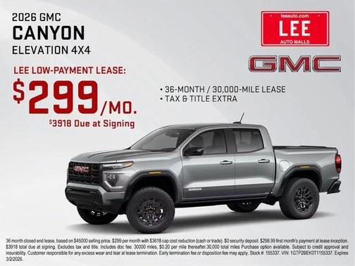 2026 GMC Canyon Elevation