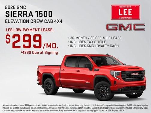 2026 GMC Sierra 1500 Elevation