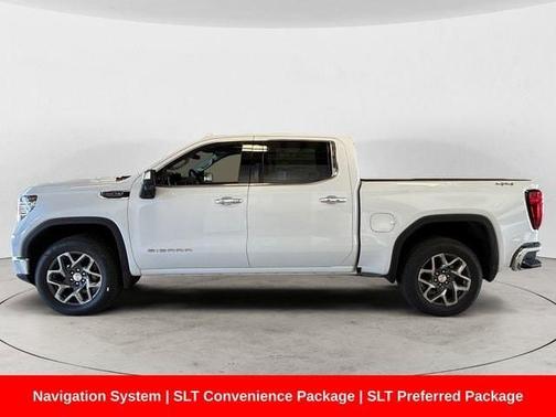 Glacier White 2026 GMC Sierra 1500 SLT