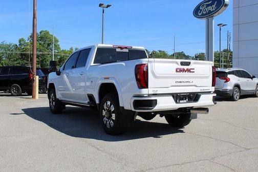 White Frost Tricoat 2025 GMC Sierra 2500 Denali