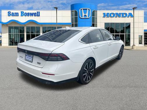 Platinum White Pearl 2025 Honda Accord Hybrid Touring