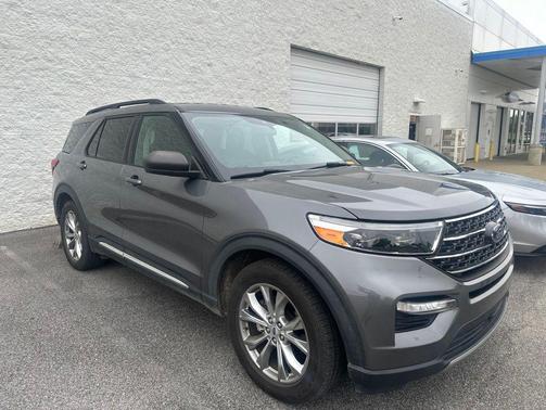 Carbonized Gray Metallic 2021 Ford Explorer XLT