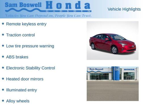 2016 Toyota Prius Three