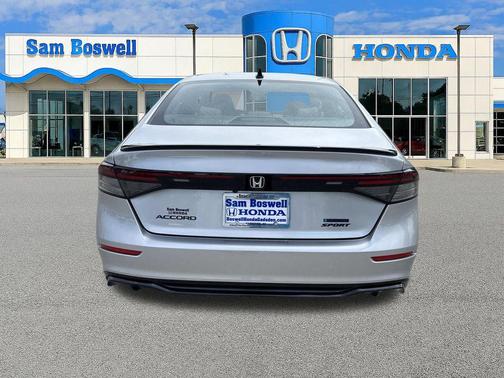 Solar Silver Metallic 2026 Honda Accord Hybrid Sport-L