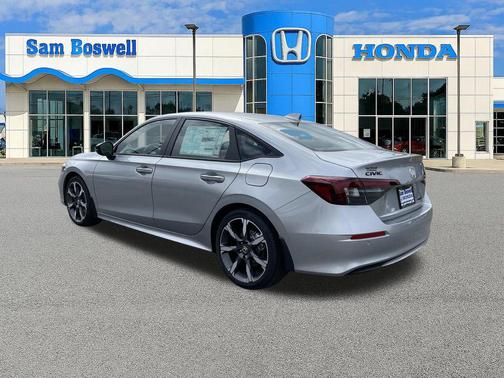 Solar Silver Metallic 2026 Honda Civic Hybrid Sport Touring