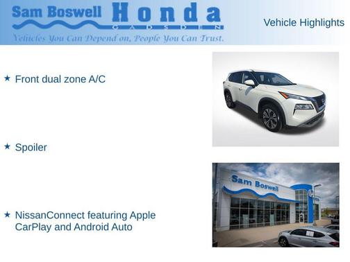 Pearl White Tricoat 2023 Nissan Rogue SV