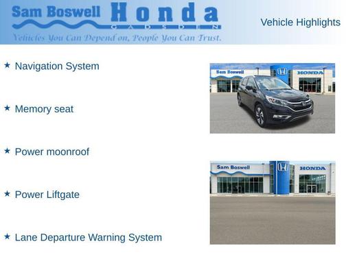 Crystal Black Pearl 2016 Honda CR-V Touring