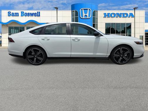 Platinum White Pearl 2026 Honda Accord Hybrid Sport