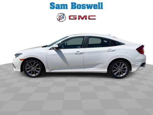 Platinum White Pearl 2019 Honda Civic EX-L