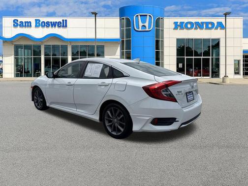 Platinum White Pearl 2019 Honda Civic EX-L