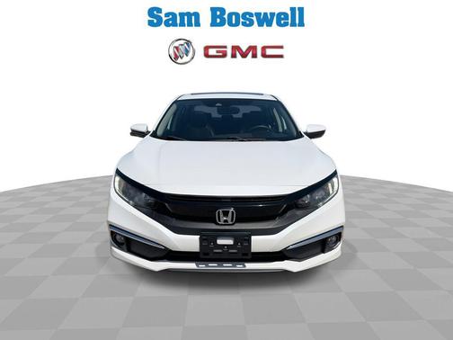 Platinum White Pearl 2019 Honda Civic EX-L