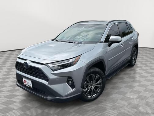 Silver Sky Metallic 2022 Toyota RAV4 Hybrid XLE Premium