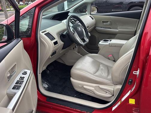 Barcelona Red Metallic 2012 Toyota Prius v Three