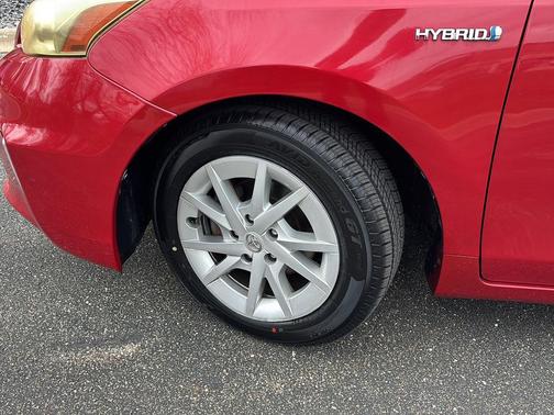 Barcelona Red Metallic 2012 Toyota Prius v Three