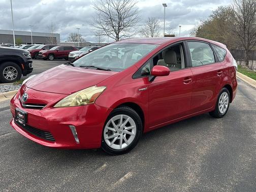 Barcelona Red Metallic 2012 Toyota Prius v Three