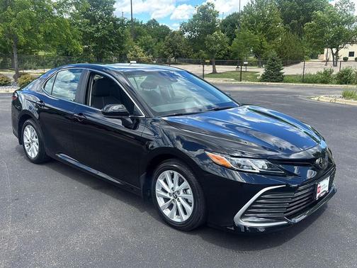 Midnight Black Metallic 2023 Toyota Camry LE