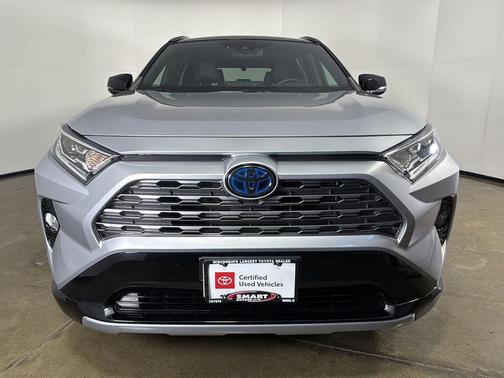 Silver Sky Metallic w/Midnight Black Roof 2020 Toyota RAV4 Hybrid SE