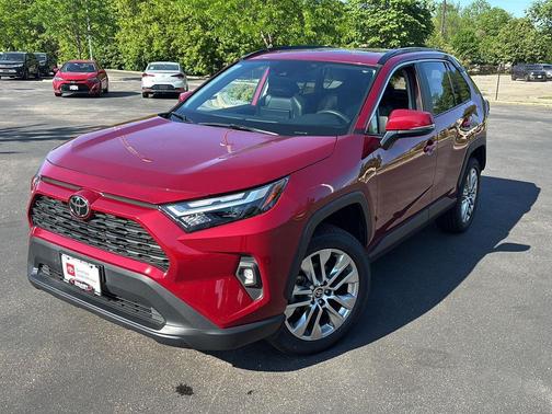 Ruby Flare Pearl 2025 Toyota RAV4 XLE Premium