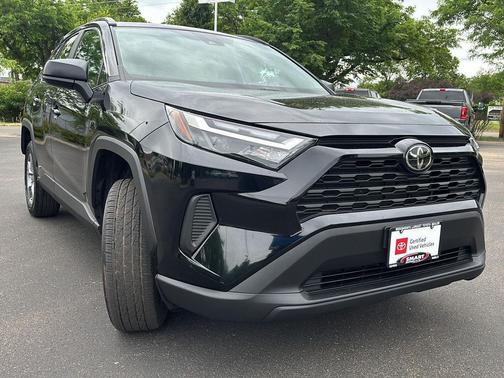 Midnight Black Metallic 2025 Toyota RAV4 Hybrid LE