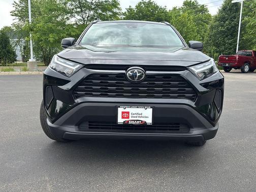 Midnight Black Metallic 2025 Toyota RAV4 Hybrid LE
