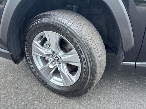 Midnight Black Metallic 2025 Toyota RAV4 Hybrid LE