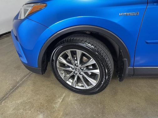 Electric Storm Blue 2017 Toyota RAV4 Hybrid Limited