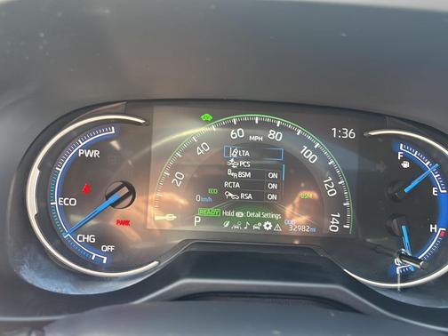 Magnetic Gray Metallic/Midnight Black Metallic 2024 Toyota RAV4 Hybrid SE