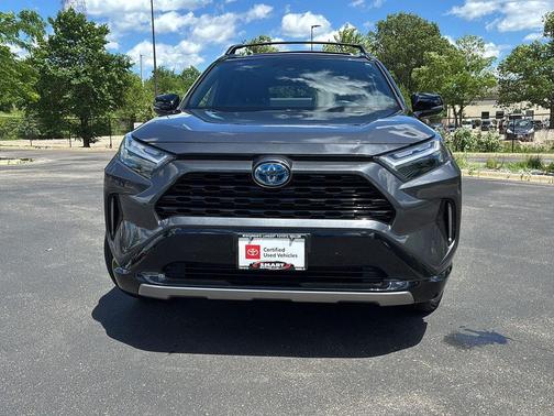 Magnetic Gray Metallic/Midnight Black Metallic 2024 Toyota RAV4 Hybrid SE