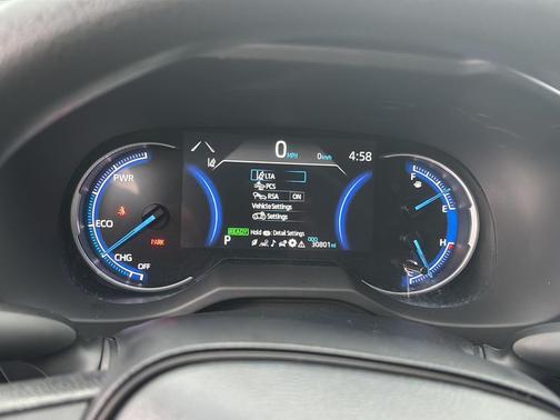 Midnight Black Metallic 2025 Toyota RAV4 Hybrid LE