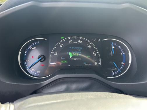 Magnetic Gray Metallic/Midnight Black Metallic 2022 Toyota RAV4 Hybrid SE