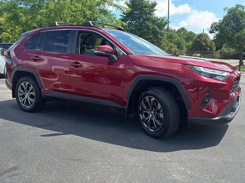 Ruby Flare Pearl 2022 Toyota RAV4 Hybrid XLE Premium