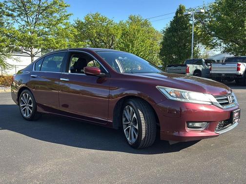 BURGUNDY 2015 Honda Accord Sport