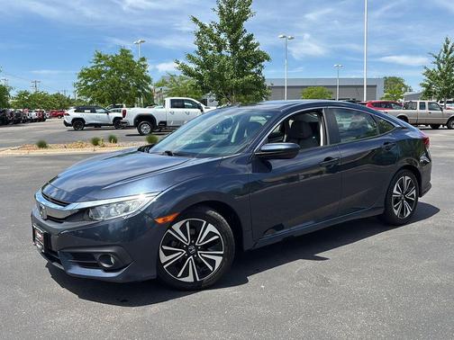 Cosmic Blue Metallic 2017 Honda Civic EX-L Navi