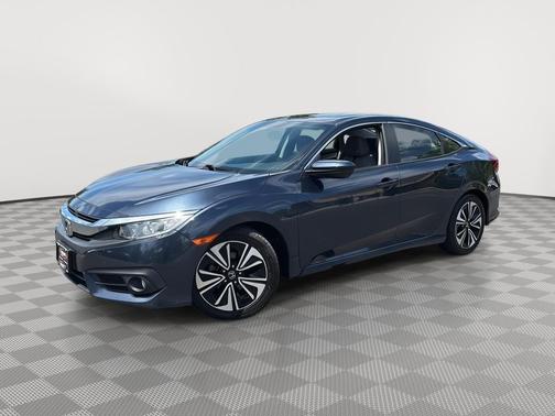 Cosmic Blue Metallic 2017 Honda Civic EX-L Navi
