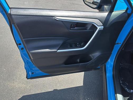 Blue Flame 2021 Toyota RAV4 Hybrid LE