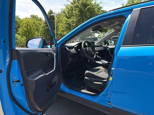 Blue Flame 2021 Toyota RAV4 Hybrid LE