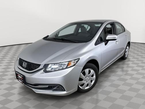 Alabaster Silver Metallic 2015 Honda Civic LX