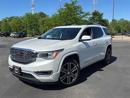 White Frost Tricoat 2017 GMC Acadia Denali