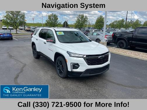 Summit White 2023 Chevrolet Traverse Premier