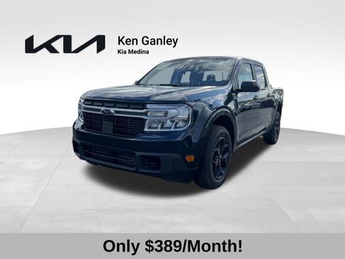 Blue 2022 Ford Maverick Lariat