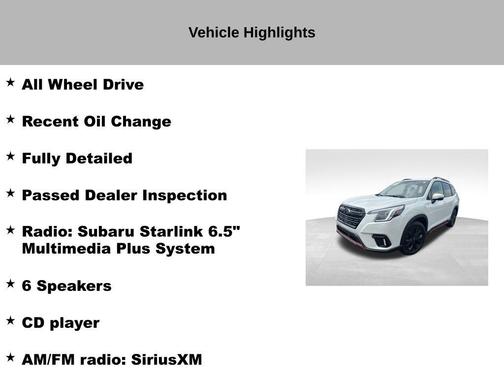 2023 Subaru Forester Sport