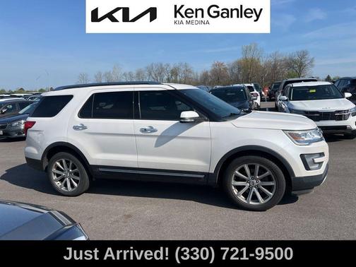 Oxford White 2017 Ford Explorer Limited