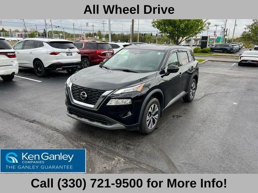 Black 2021 Nissan Rogue SV