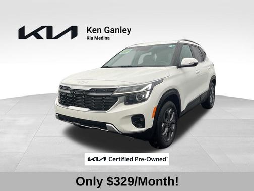 Snow White Pearl 2024 Kia Seltos S
