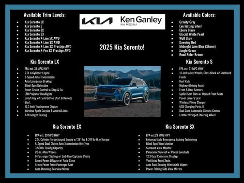 2026 Kia Sorento S